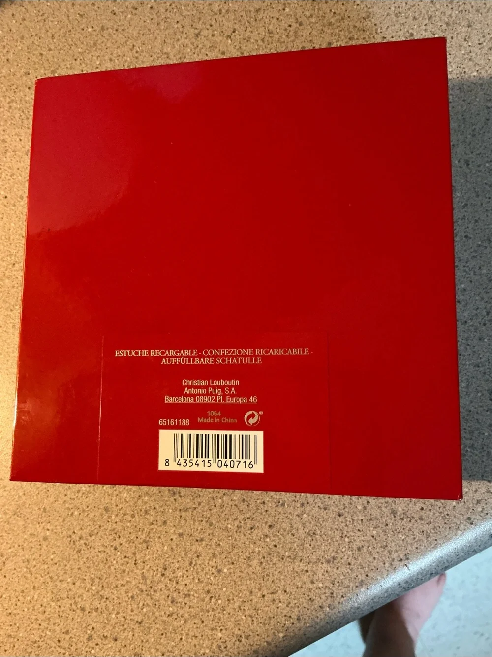 Christian Louboutin luxurious refillable
